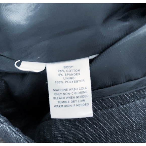 Ann Taylor LOFT Sz 2P Stretch Blue Dark Wash Pencil Skirt - Picture 7 of 7